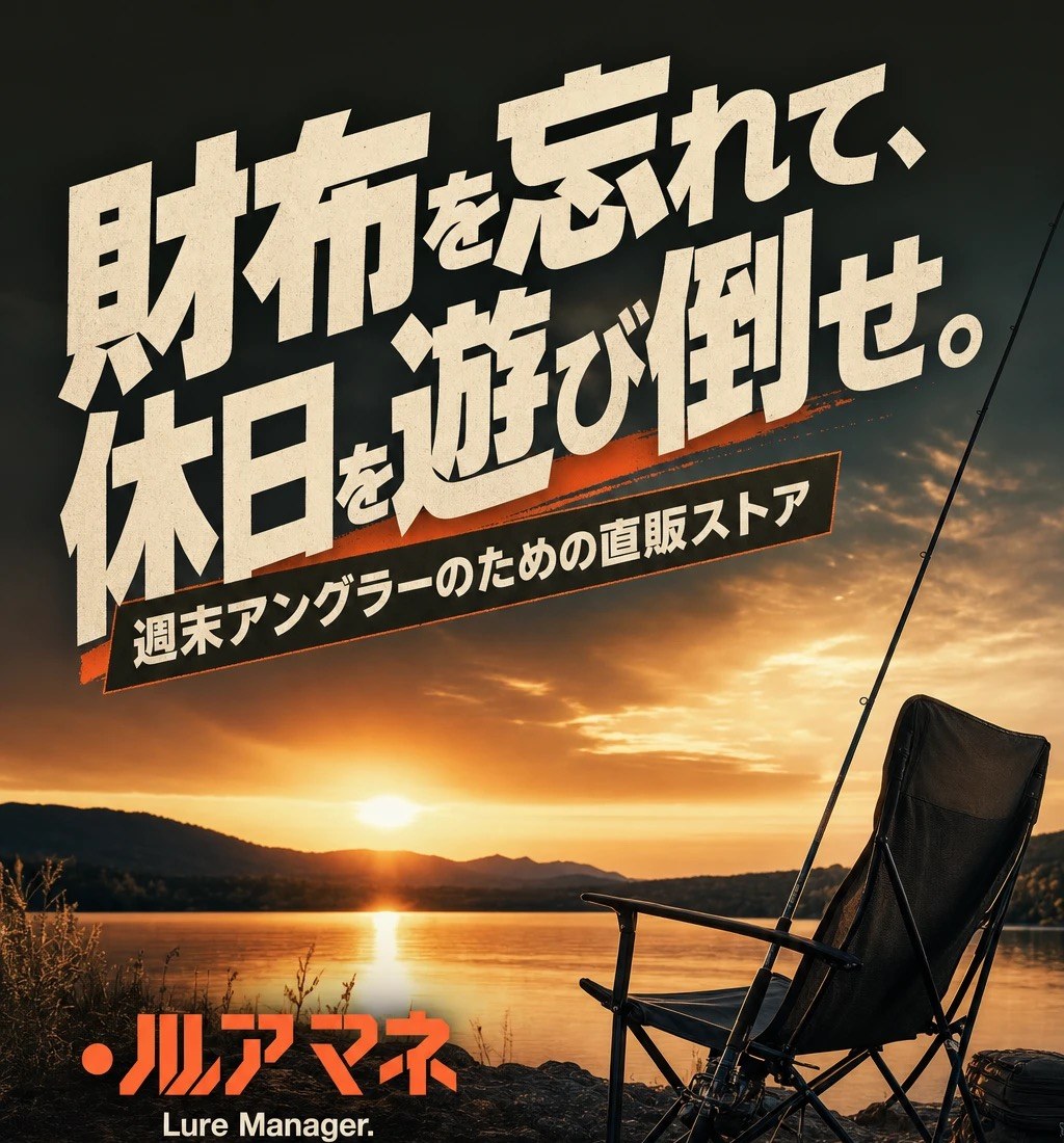 財布を忘れて、休日を遊び倒せ。週末アングラーのための直販ストア ルアマネ Lure Manager.